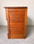 Brown Vintage American Traditional Three Drawer Chest With Brass Handles For Sale - Image 8 of 17