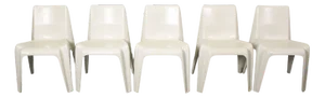 Model No Ba 1171 Chairs by Helmut Bätzner for Bofinger, Germany, 1960s , Set of 5