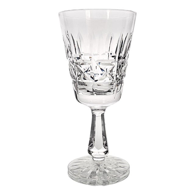 Late 20th Century Waterford Kylemore Irish Lead Crystal Claret Wine Glasses Set of 8 For Sale - Image 10 of 12
