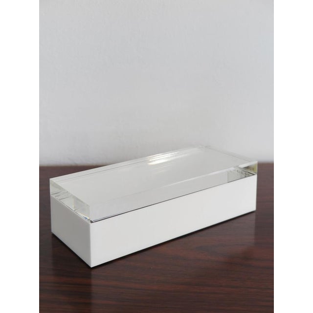 Acrylic Glass Boxes by Alessandro Albrizzi, 1990s, Set of 2 For Sale - Image 16 of 18