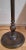 German Art Deco Floor Lamp with Patinated Brass Base and Handmade Flower Shade, 1930s For Sale - Image 9 of 13