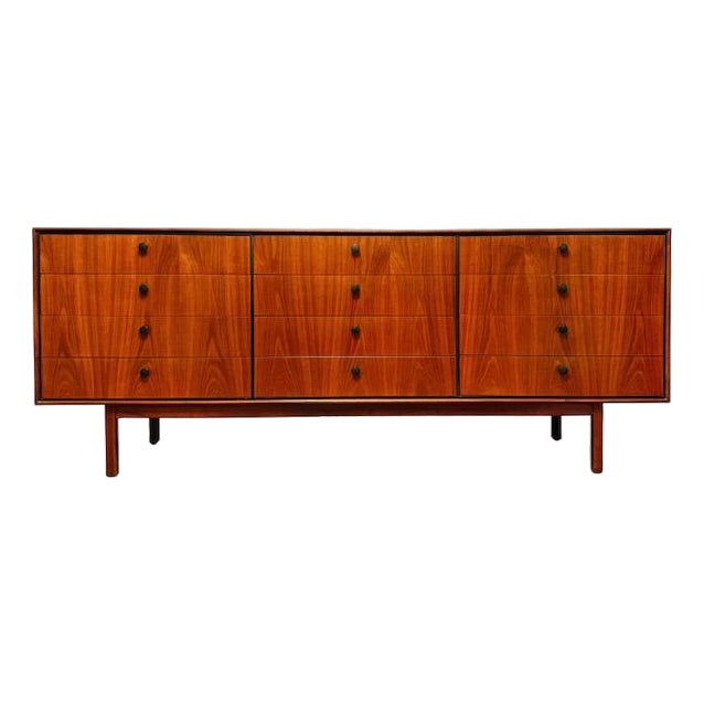 1960s Jack Cartwright for Founders Walnut Dresser For Sale