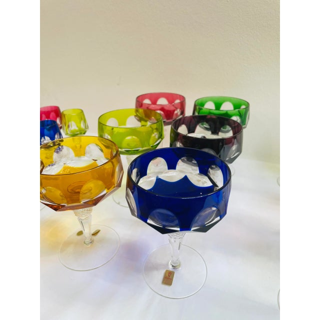 Lead Crystal Glasses from Nachtmann, 1960s, Set of 18 For Sale - Image 6 of 13