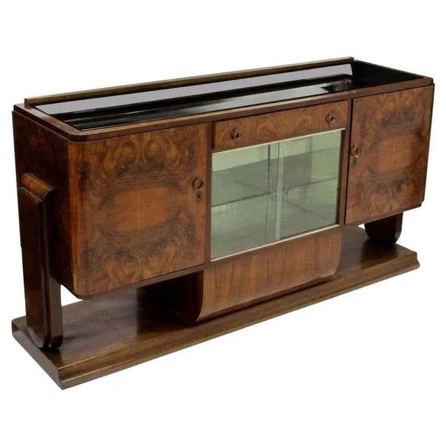 1920s 1920s Italian Art Deco Mirrored Sideboard For Sale - Image 5 of 5