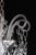 Mid 20th Century Vintage Bohemian Molded Glass Crystal Chandelier For Sale - Image 5 of 12