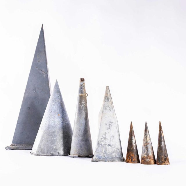 French Galvanised Artist Forms, 1950s, Set of 7 For Sale - Image 3 of 7