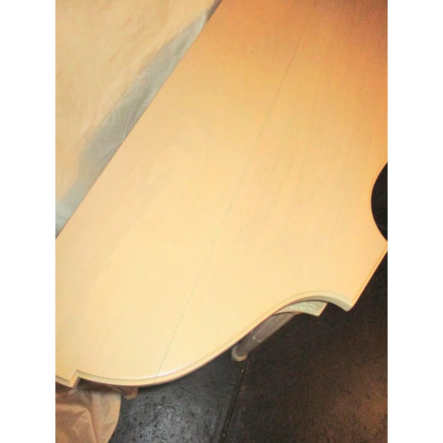 Bleached Louie XVI Style Bombay Console Table Circa 60s For Sale - Image 10 of 10