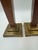 Vintage Brass Candlesticks - A Pair For Sale - Image 4 of 5