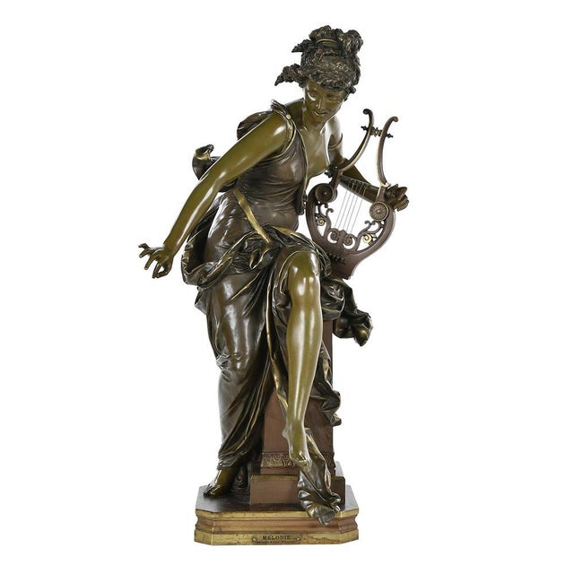 Albert-Ernest Carrier de Gédleuse, Mélodie, Bronze For Sale - Image 10 of 10