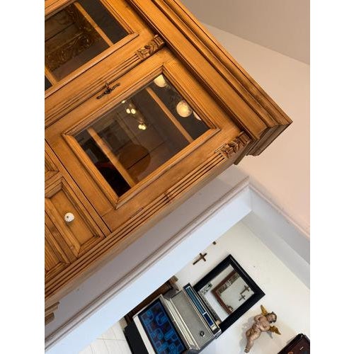 Gründerzeit Kitchen Cupboard in Wood For Sale - Image 9 of 15