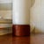 Wood Mid Century Teak and Glass Table Lamps - Set of 2 For Sale - Image 7 of 14