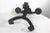 1960s 1960s Brutalist Mid Century Modern Wrought Iron Black Pillar Candleholder For Sale - Image 5 of 9