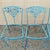 Vintage Woodard Orleans Pattern Wrought Iron Garden Patio Dining Chairs Set of 4 For Sale In Philadelphia - Image 6 of 9