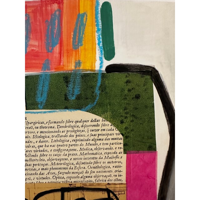 Framed Original Contemporary Abstract Mixed Media Art by Michael Sanchez For Sale - Image 4 of 7