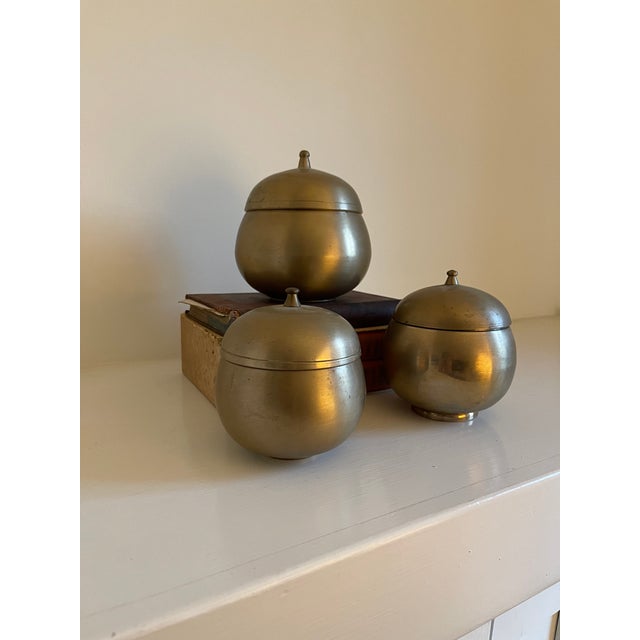 Traditional Set of 3 Vintage Early 20th Century Korean Rice Vessels For Sale - Image 3 of 11