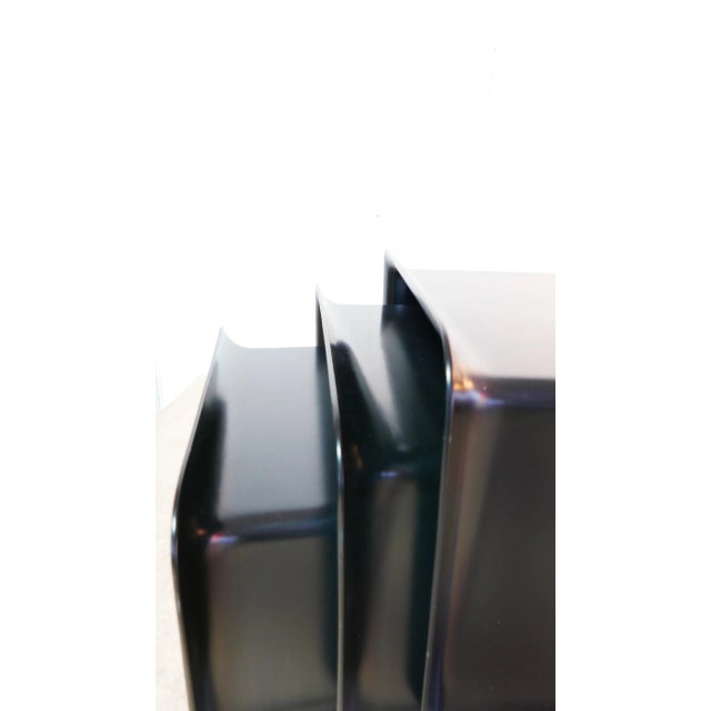 Mid-Century Modern German Fiberglass Coffee Tables from Rosenthal, 1970s, Set of 3 For Sale - Image 3 of 9