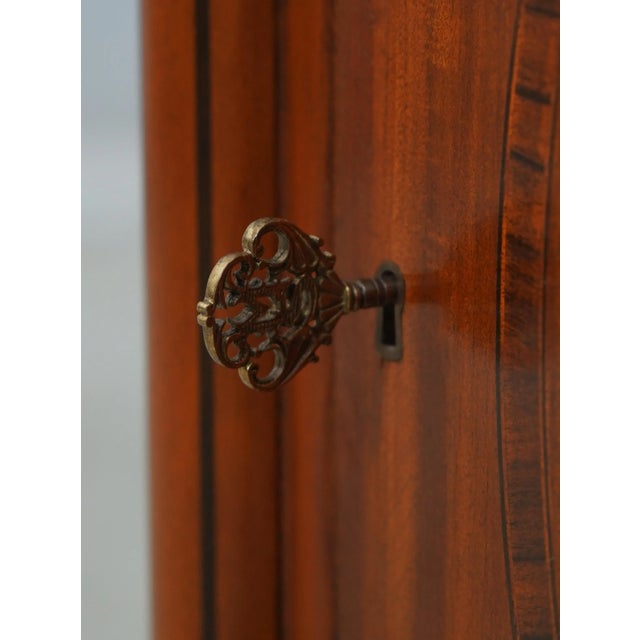 Maitland Smith Adams Style Satinwood Console Cabinet For Sale - Image 9 of 18