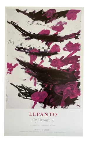 Cy Twombly, Naumackia Poster, 1992, Print
