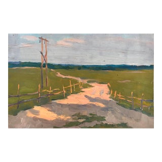 Socialist Realism Oil Painting, Ukrainian Artist Sokolovsky, 1970s 28,5-43,5 For Sale