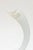This lovely and graceful Italian Murano glass swan is white triple cased; white with clear on the outside. The lines of...