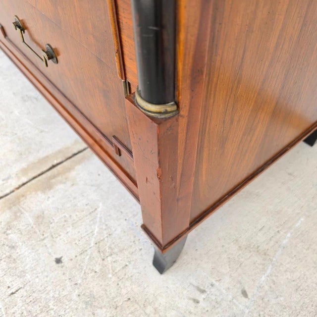 Vintage Baker French Empire Directoire Walnut Lowboy Dresser 1960s For Sale - Image 16 of 18