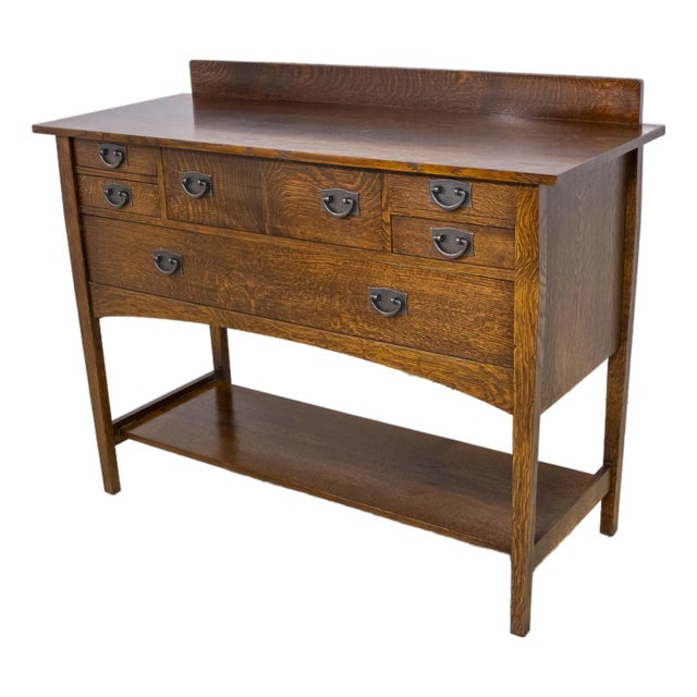 Stickley Mission Oak Arts & Crafts Sideboard For Sale