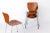 Nice vintage set of 6 stacking chairs in the style of Series 7 from Arne Jacobsen. Unknown German manufacturer. Production...