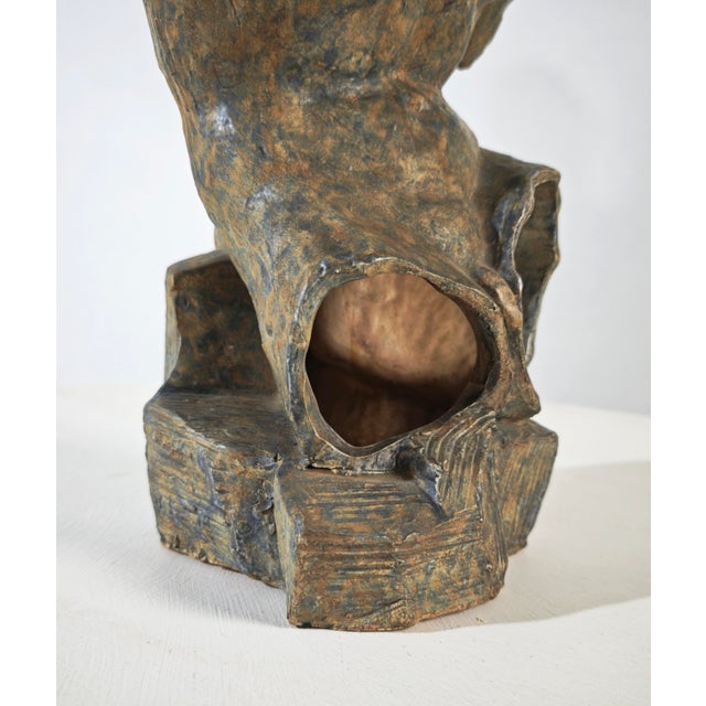 Blue and Green Ceramic Nude Male Torso Sculpture from Cio Zanetta, Italy, 1990s For Sale - Image 12 of 17