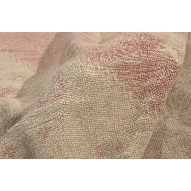 Vintage Turkish Oushak Rug, 05'07 X 10'02 For Sale In Dallas - Image 6 of 10