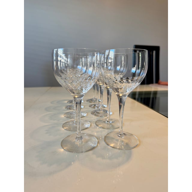 Orrefors Orrefors Prelude Wine Glasses For Sale - Image 4 of 10