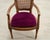 Early 20th Century French Louis XVI Style Carved Walnut Cane Fauteuil Armchair For Sale - Image 5 of 18