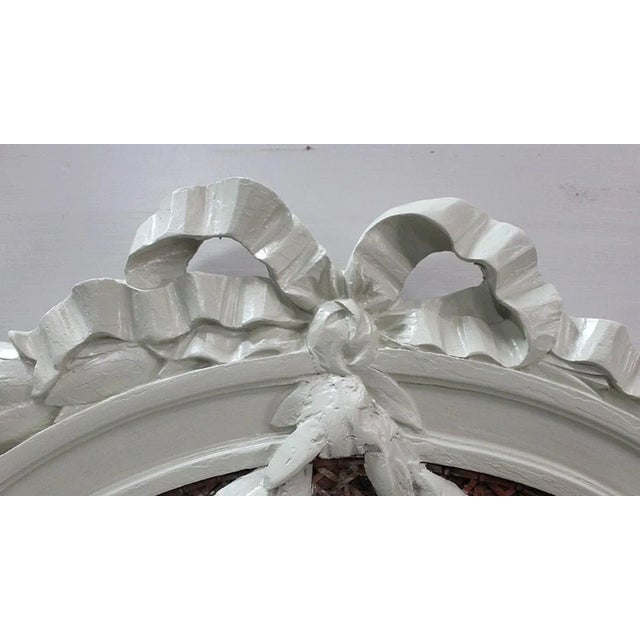 Antique Louis XVI Wall Rack with Mirror & Cannage, 1900s For Sale - Image 13 of 18