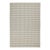 Rug & Kilim’s Zilu Style Kilim in White With Gray Floral Pattern For Sale