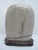 Gray Chinese Natural Painting Dream Stone Meditational Scholars Siltstone Wood Stand For Sale - Image 8 of 12