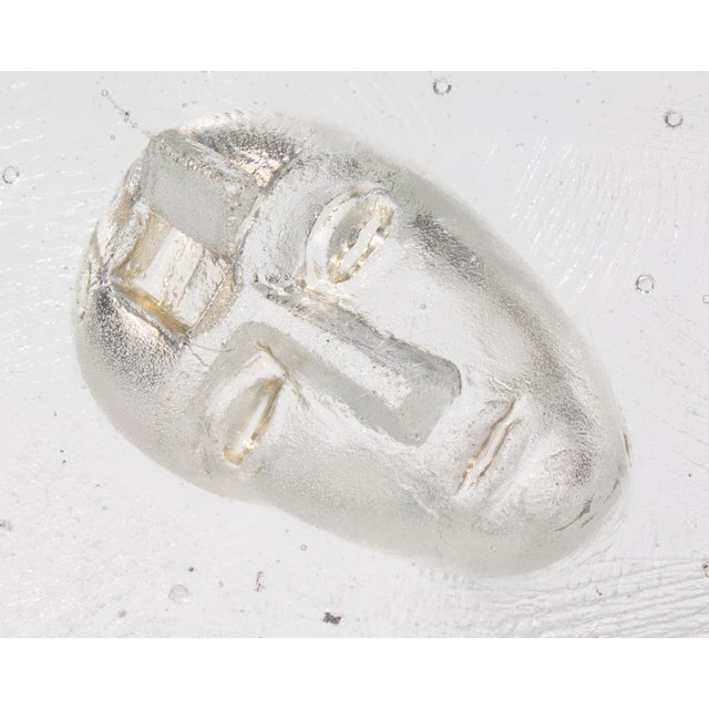 Late 20th Century Kosta Boda Icon Eyewitness Glass Sculpture by Bertil Vallien For Sale - Image 5 of 8