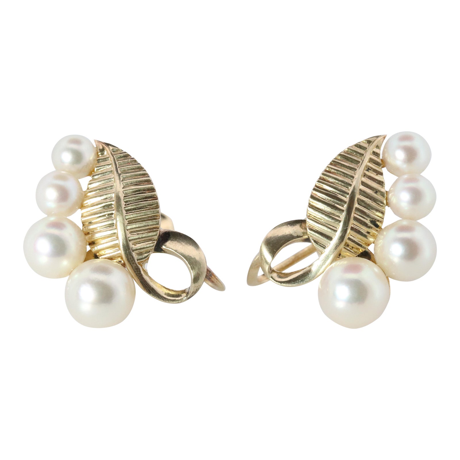 Mikimoto pearl earrings sale store
