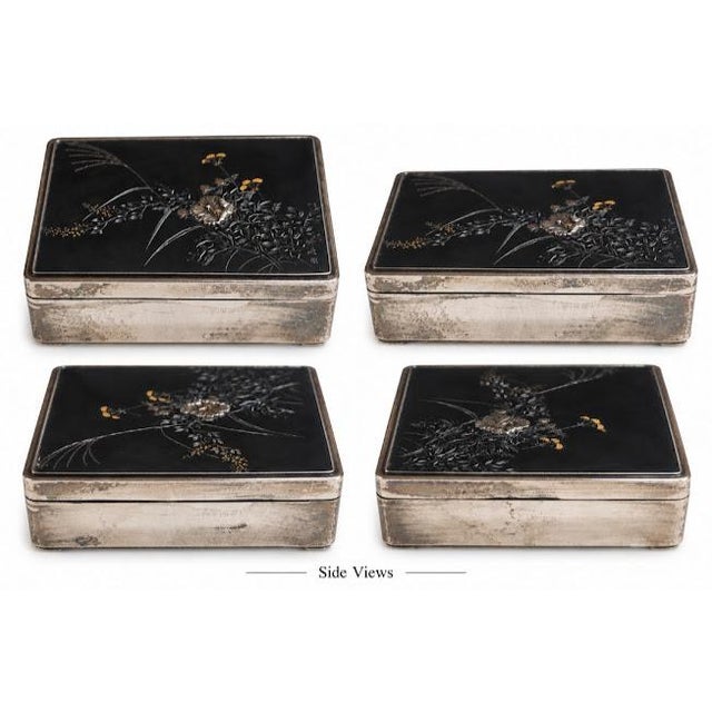 Miyamoto-Shoko Antique Japanese Imperial Grade Trinket Box For Sale - Image 4 of 6