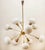 Sputnik 12-Light Chandelier in Brass and Glass For Sale - Image 12 of 18