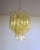 Tube Chandeliers in Gold Murano Glass, 1970s, Set of 3 For Sale - Image 13 of 16