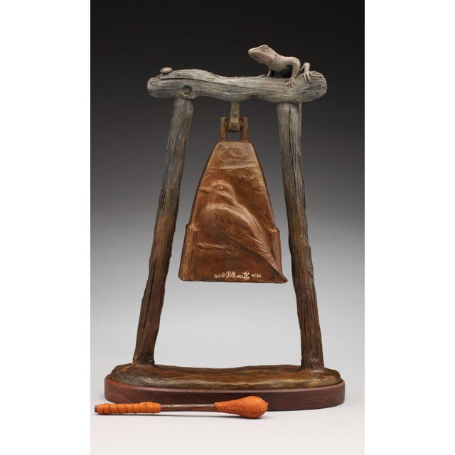 Modern James G Moore on the Fence Sculpture For Sale - Image 3 of 4