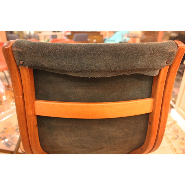 Circa 1960s Pair of Swedish Mid Century Modern Lamino Easy Chairs For Sale - Image 14 of 14
