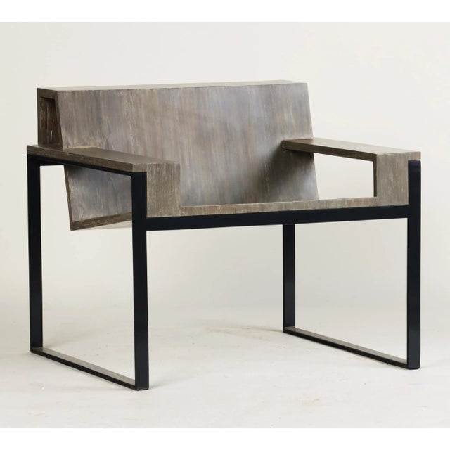 1990s Contemporary Bauhaus-Inspired Armchair For Sale In Philadelphia - Image 6 of 8