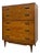1970s Mid-Century Modern 5-Drawer Highboy Dresser by Hooker Furniture For Sale