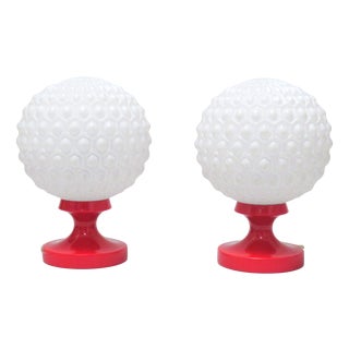 Vintage Space Age Table Lamps, 1960s, Set of 2 For Sale