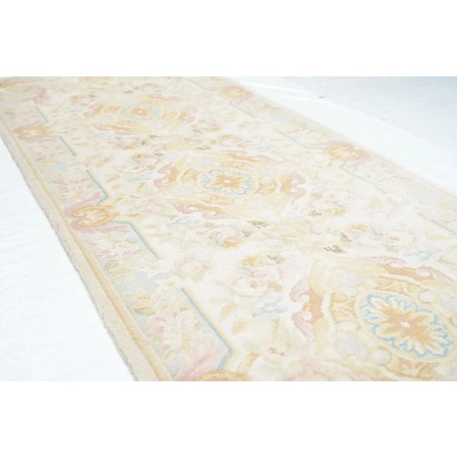 Savonnerie Runner 2'6'' X 8'0" For Sale - Image 4 of 10