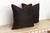 Traditional Pair of Black Dotted Gujarati Mashru Pillows For Sale - Image 3 of 7