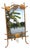 Antique Art Nouveau Style Floral Picture Brass and Enamel, 1890s For Sale