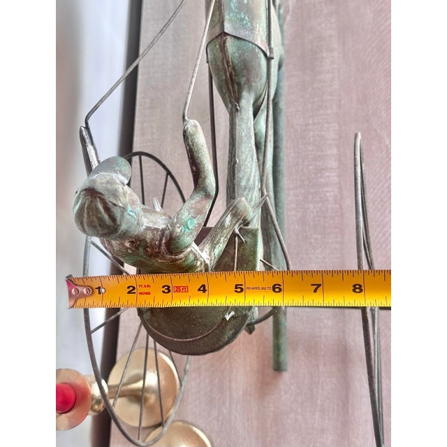 Early 20th Century Antique Copper Horse & Sulky Weathervane For Sale - Image 5 of 8