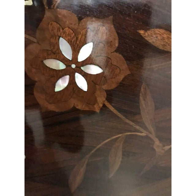 Brown French Art Deco Four Door Buffet in the Style of Jules Leleu For Sale - Image 8 of 11