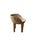 Contemporary Sculptural Solid Mango Wood Chair Hand-Carved Modern Organi For Sale - Image 3 of 5